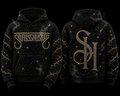 Selfless Hustler “Midnight Thorn” Rhinestone Hoodie ✨