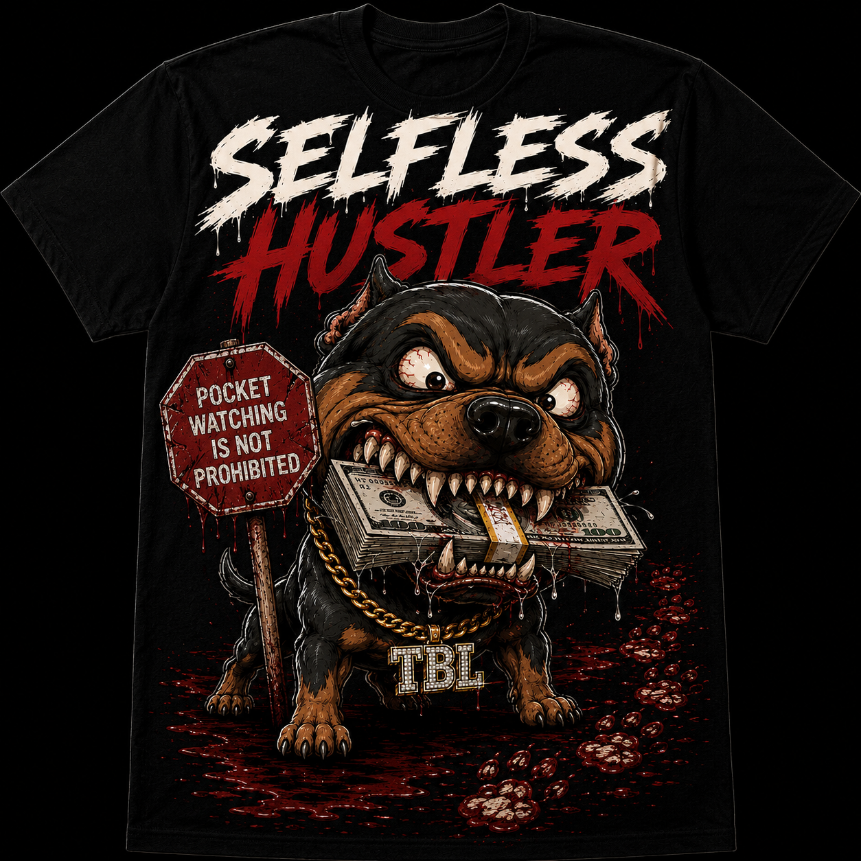 Selfless Hustler “Pocket Watching” Tee