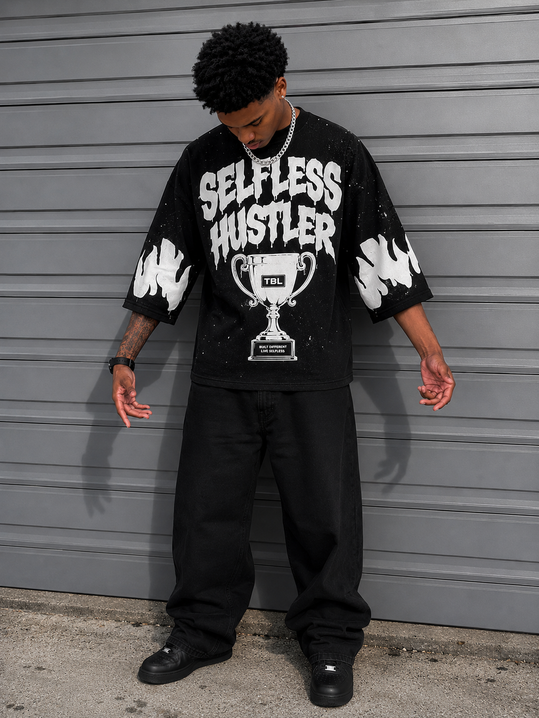 Selfless Hustler x TBL “Built Different” Trophy Tee